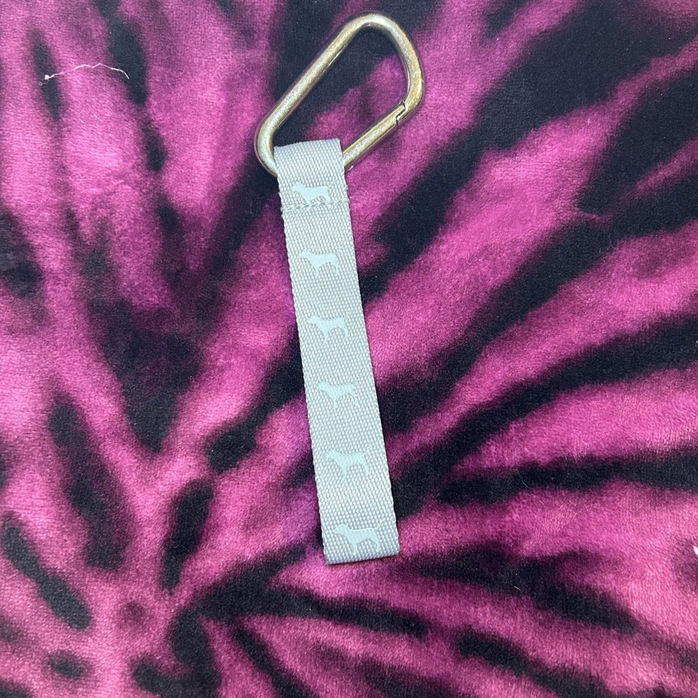 Gray Keychain with Clip